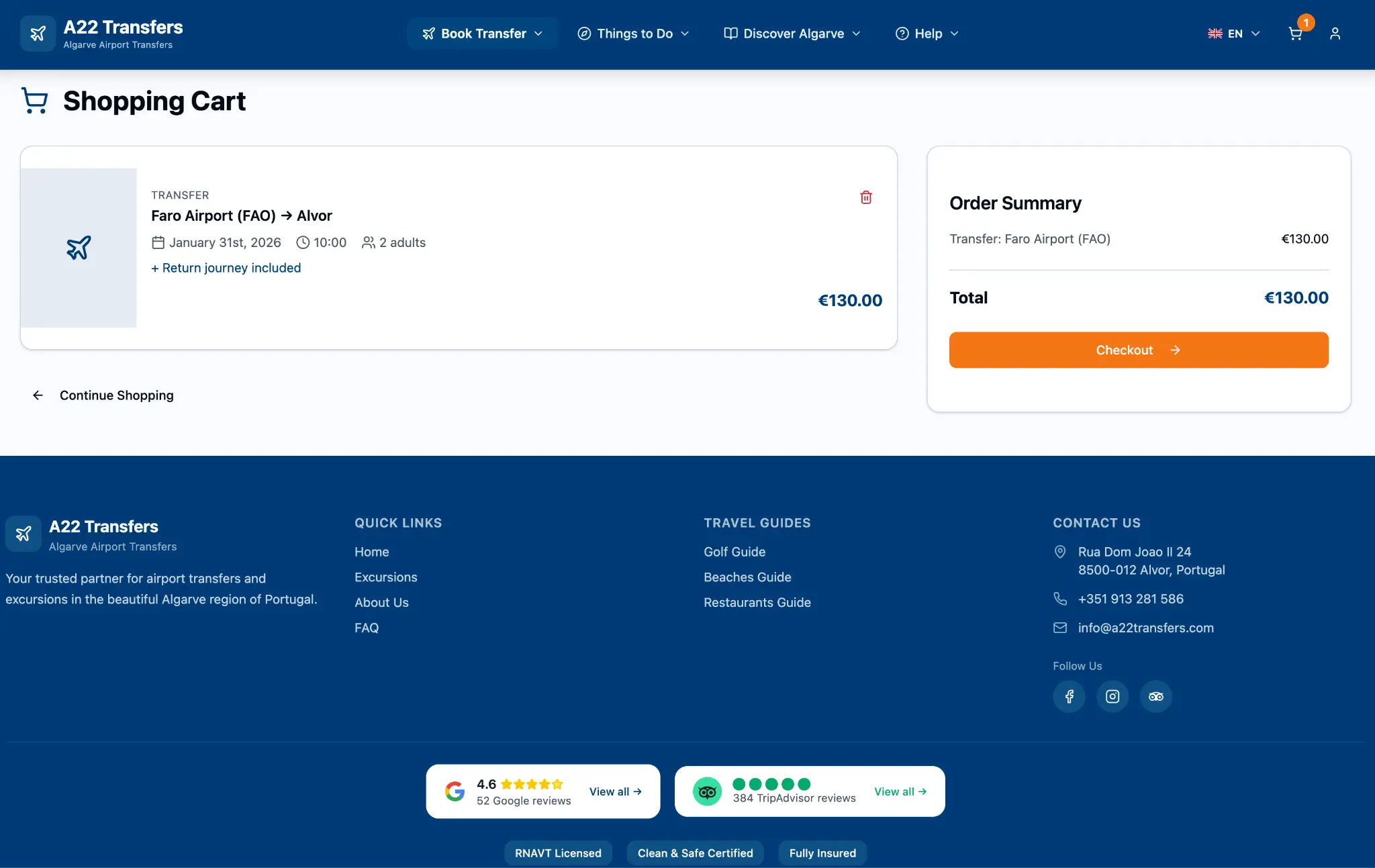 Secure Checkout Process