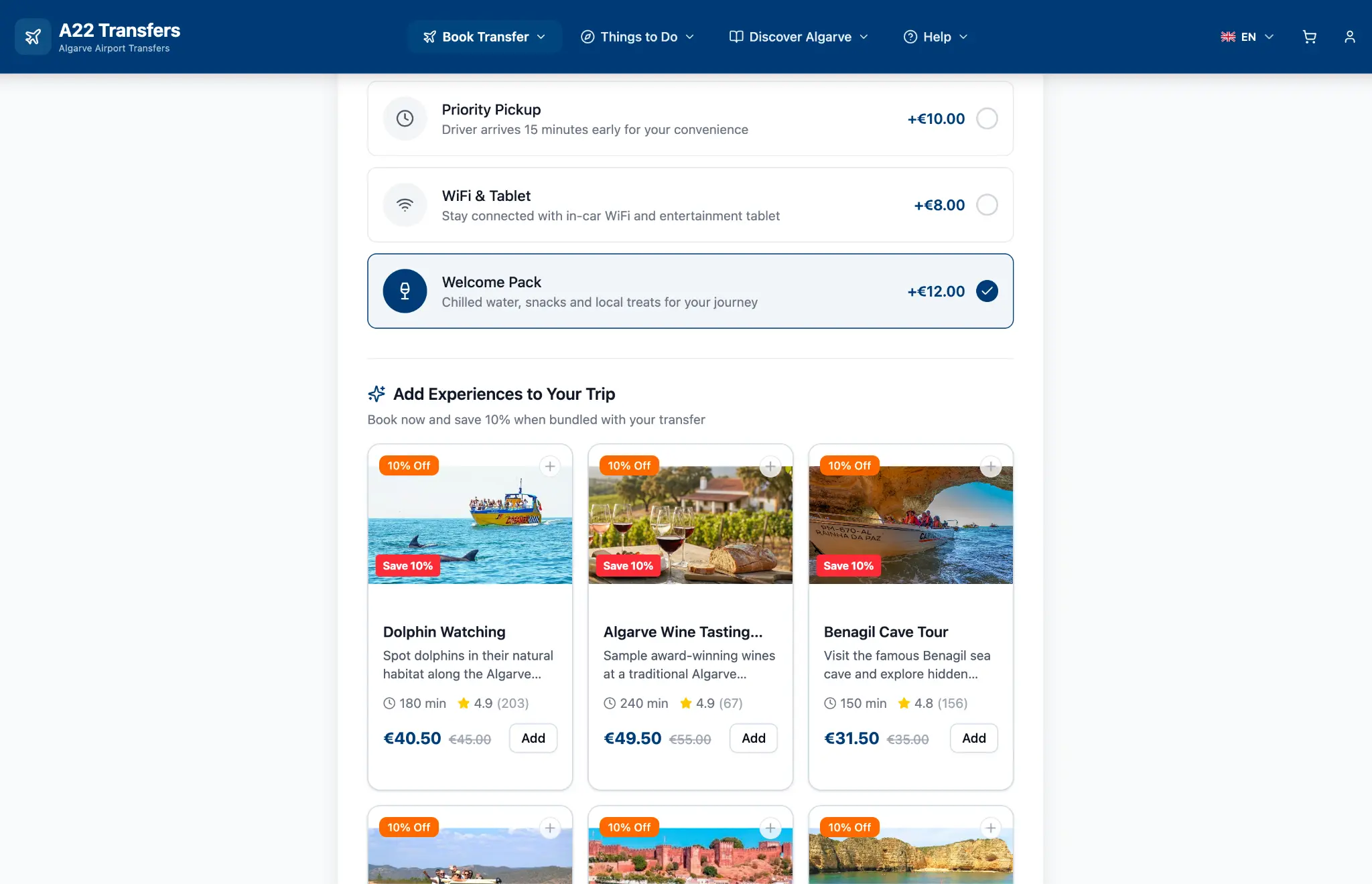 Integrated Upselling System